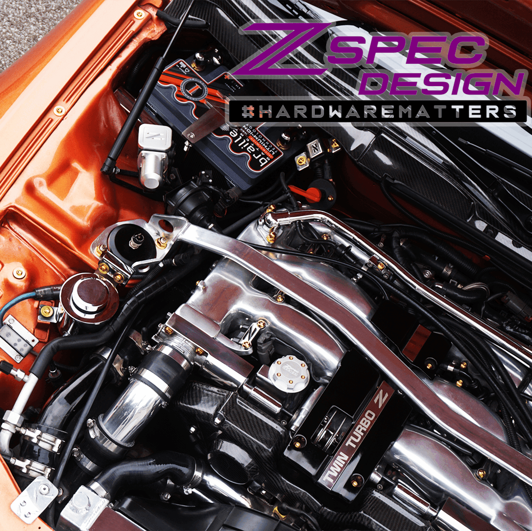 ZSPEC "Stage 2" Dress Up Bolts® Hardware Kit for Nissan 300zx Z32, Titanium