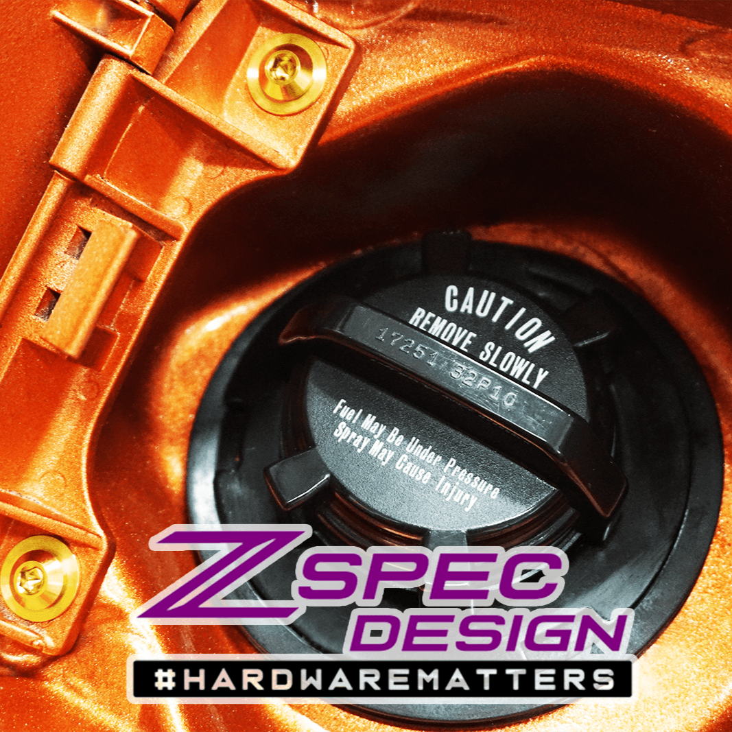 ZSPEC Fuel Door Fasteners/Hardware Kit for Nissan Z32 300zx, Titanium