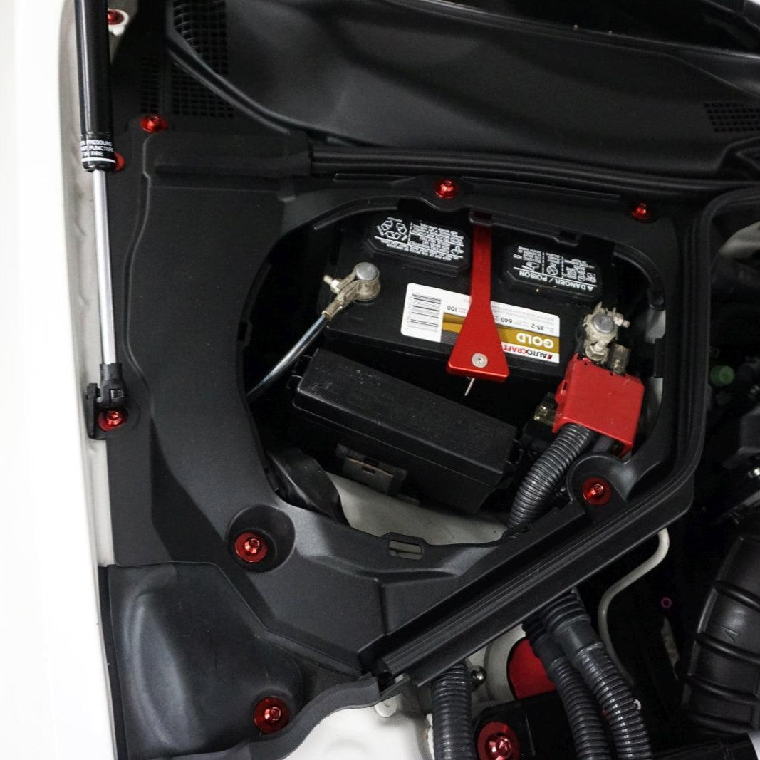 ZSPEC Plastic-Clips Replacement Kit for '03-09 Nissan 350z Z33, Grade-5 Titanium