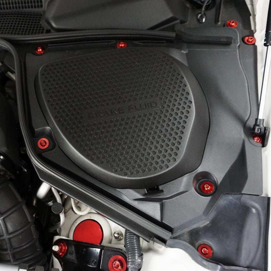 ZSPEC Plastic-Clips Replacement Kit for '03-09 Nissan 350z Z33, Grade-5 Titanium