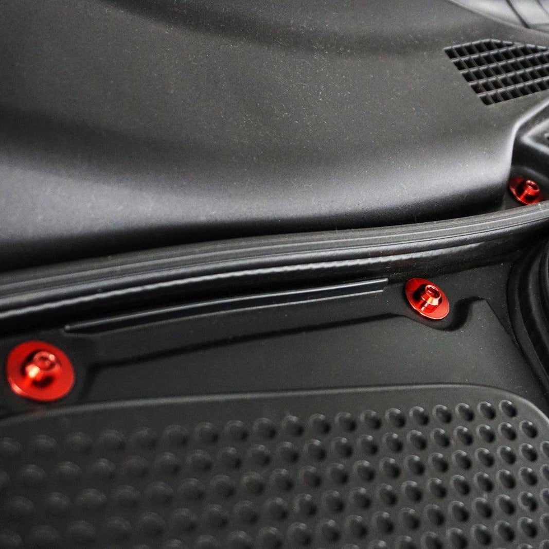 ZSPEC Plastic-Clips Replacement Kit for '03-09 Nissan 350z Z33, Grade-5 Titanium