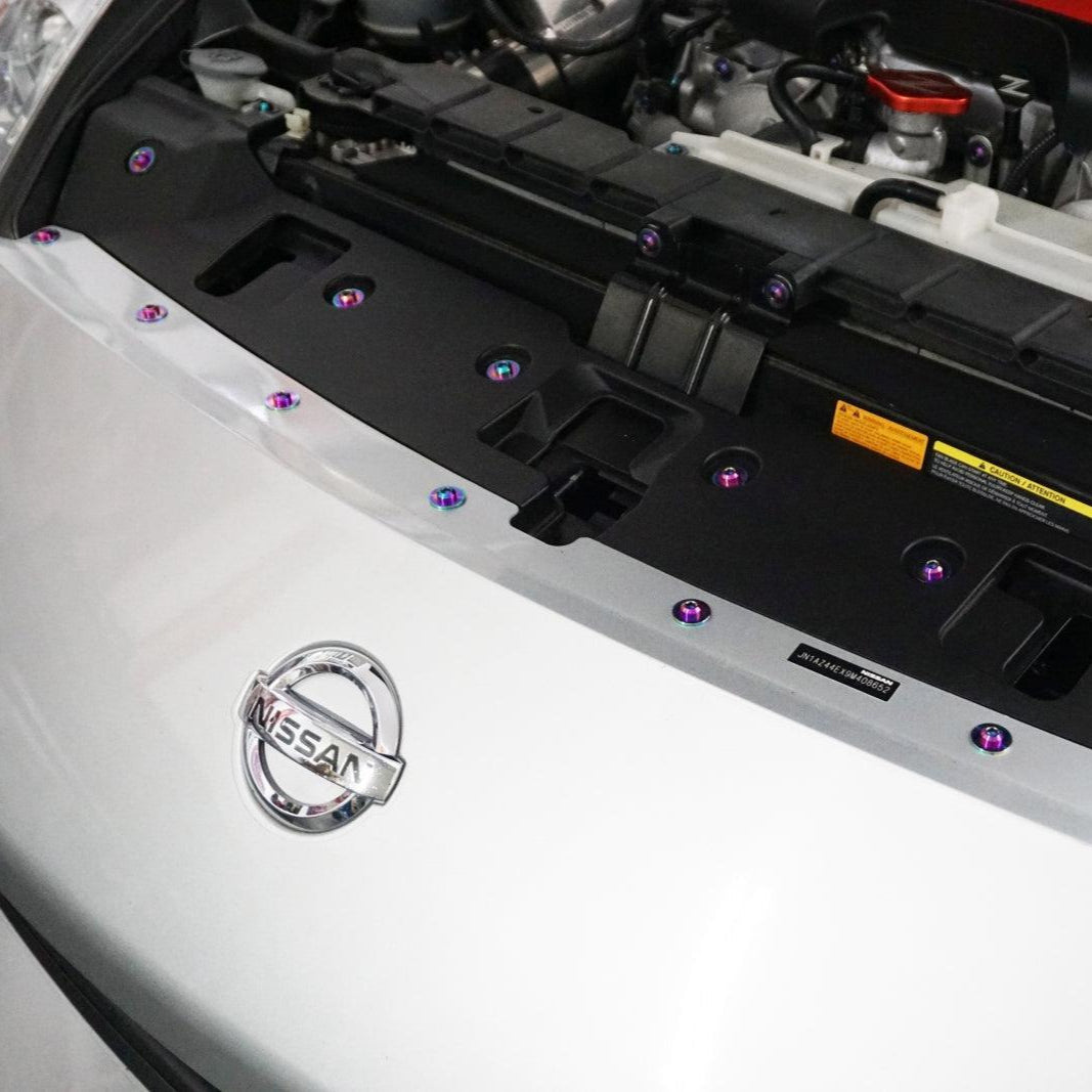 ZSPEC Plastic-Clips Replacement Kit for '09-20 Nissan 370z Z34, Grade-5 Titanium