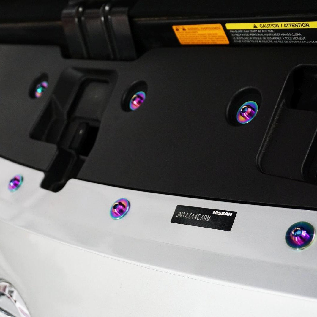 ZSPEC Plastic-Clips Replacement Kit for '09-20 Nissan 370z Z34, Grade-5 Titanium