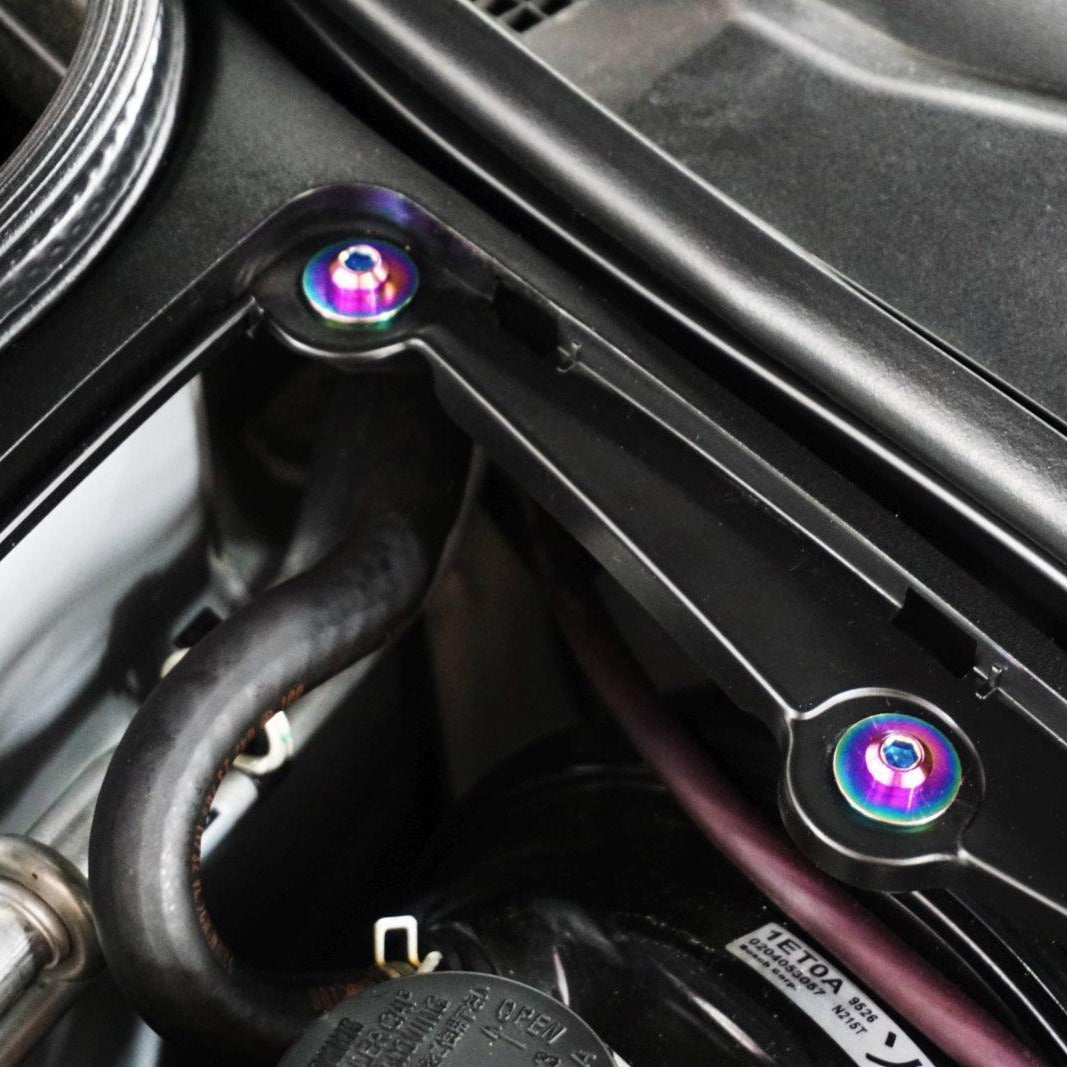 ZSPEC Plastic-Clips Replacement Kit for '09-20 Nissan 370z Z34, Grade-5 Titanium