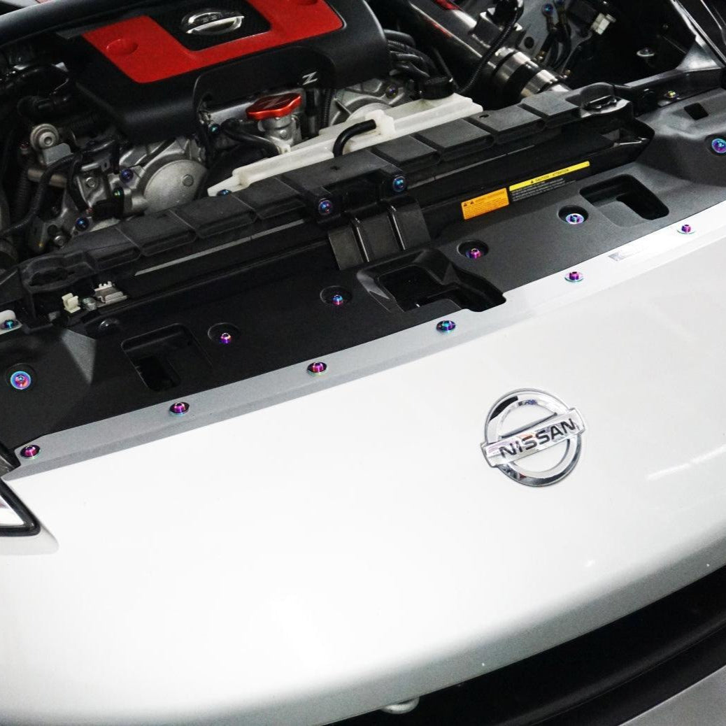 ZSPEC Plastic-Clips Replacement Kit for '09-20 Nissan 370z Z34, Grade-5 Titanium