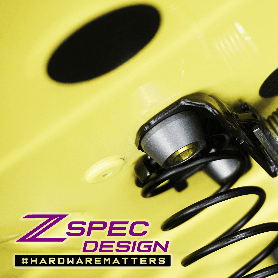 ZSPEC "Stage 2" Dress Up Bolts® Hardware Kit for Nissan Z RZ34, Titanium & Billet