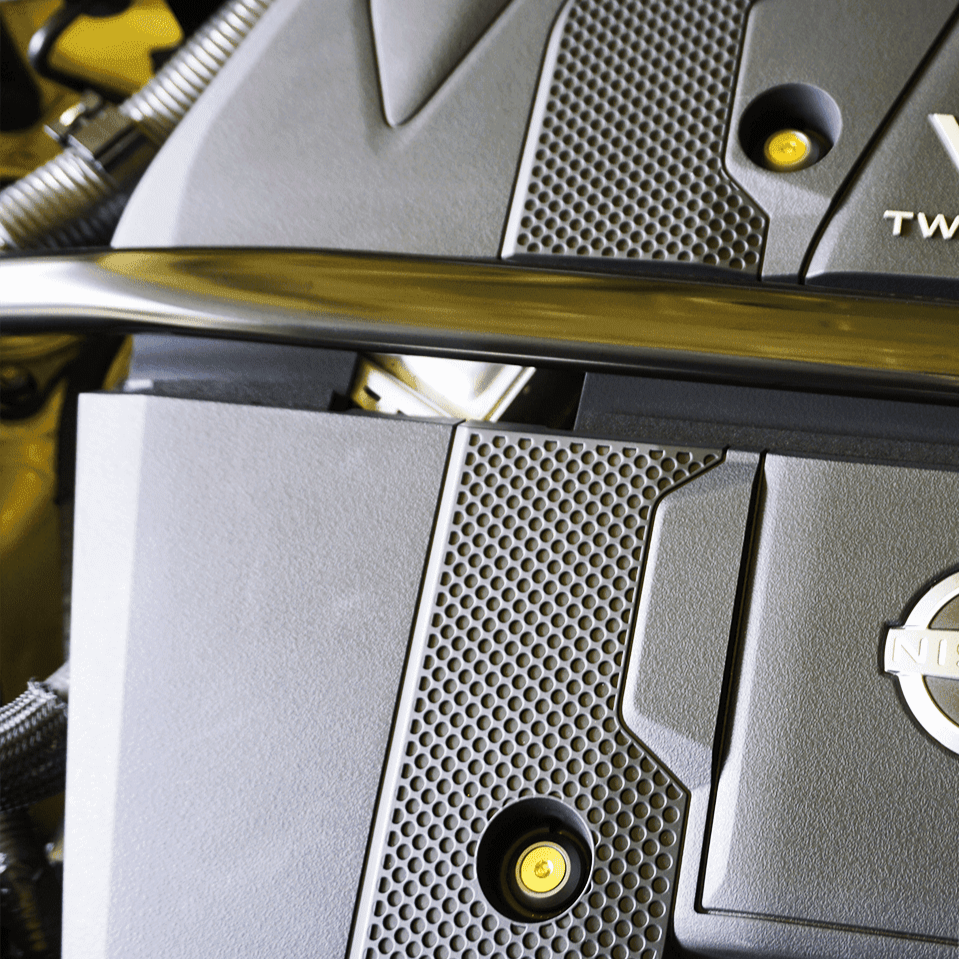 ZSPEC "Stage 2" Dress Up Bolts® Hardware Kit for Nissan Z RZ34, Titanium & Billet