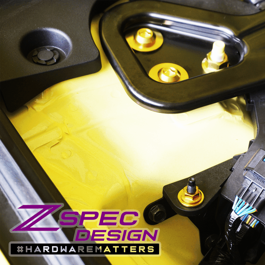 ZSPEC "Stage 2" Dress Up Bolts® Hardware Kit for Nissan Z RZ34, Titanium & Billet