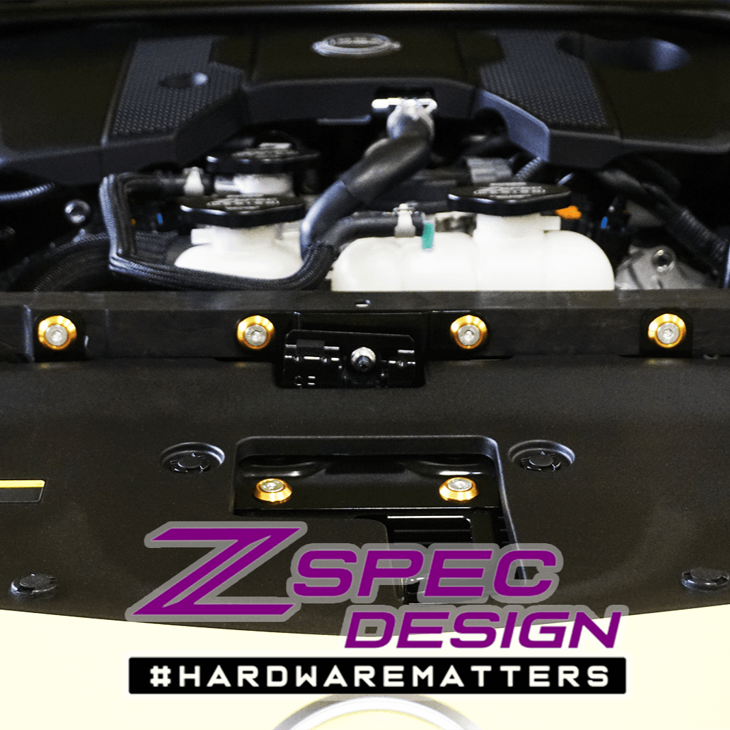 ZSPEC "Stage 2" Dress Up Bolts® Hardware Kit for Nissan Z RZ34, Stainless & Billet