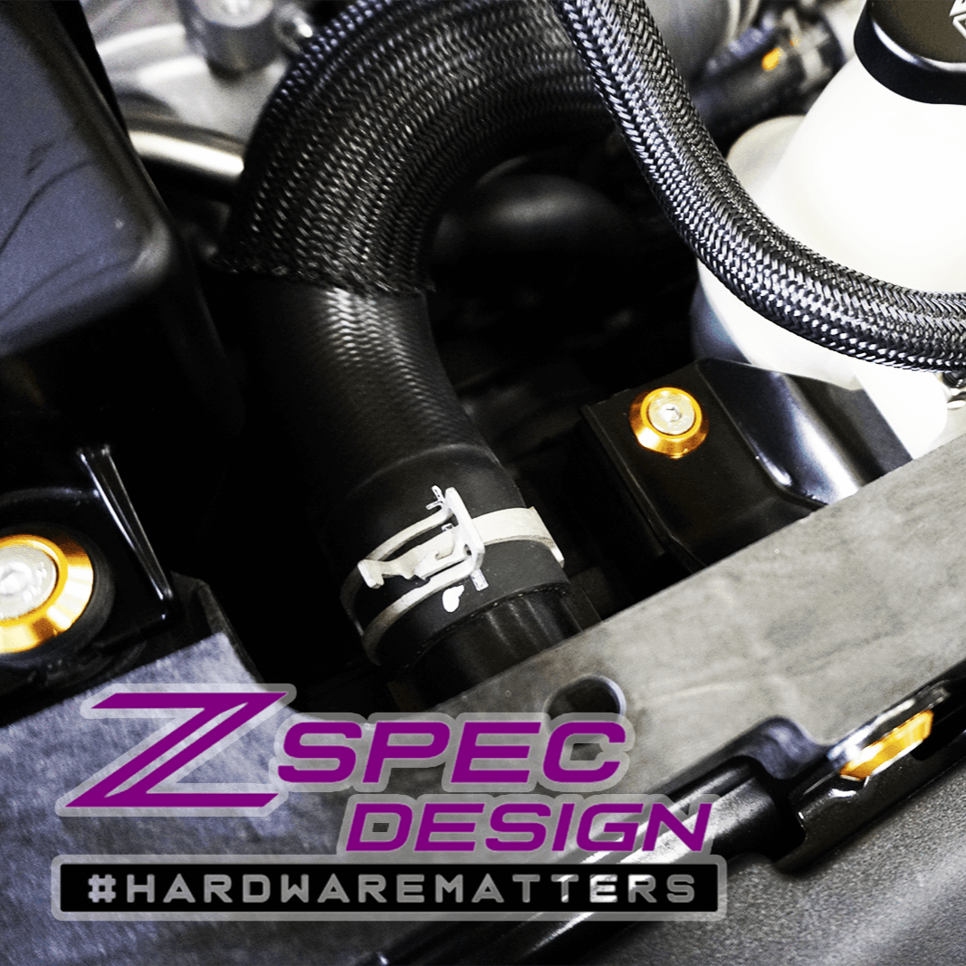 ZSPEC "Stage 2" Dress Up Bolts® Hardware Kit for Nissan Z RZ34, Stainless & Billet