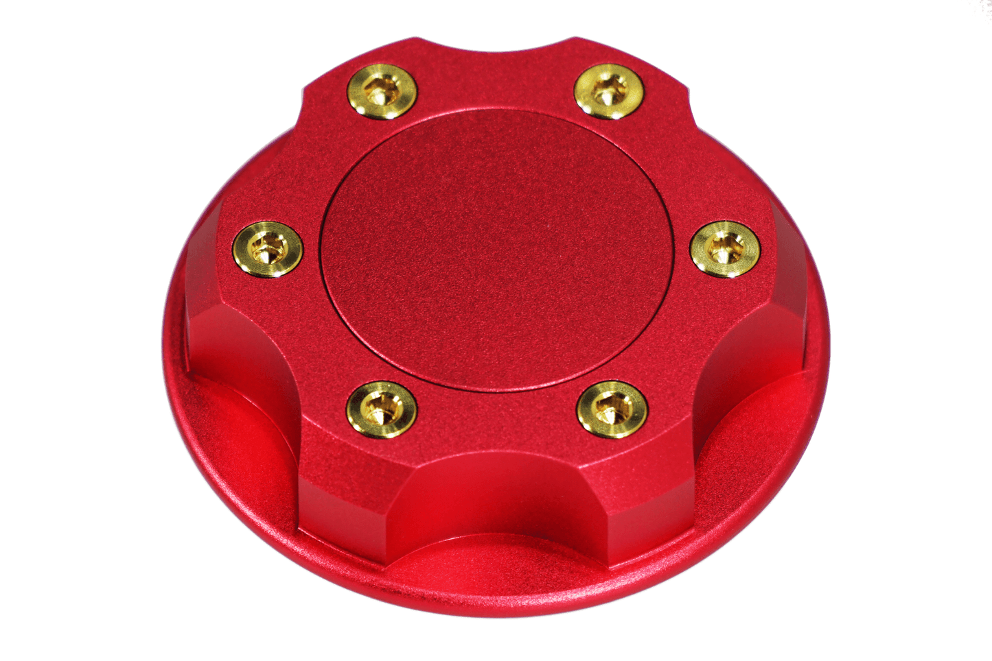 ZSPEC Billet Oil Filler Cap for Nissan/Infiniti/Datsun, Red Cap w/ Titanium Accents