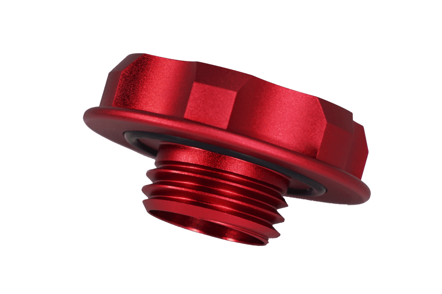 ZSPEC Billet Oil Filler Cap for Nissan/Infiniti/Datsun, Red Cap w/ Titanium Accents