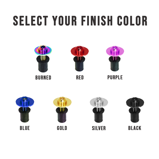 ZSPEC Plastic-Clips Replacement Fastener Kit for '06-16 Chevy Impala, Grade-5 Titanium