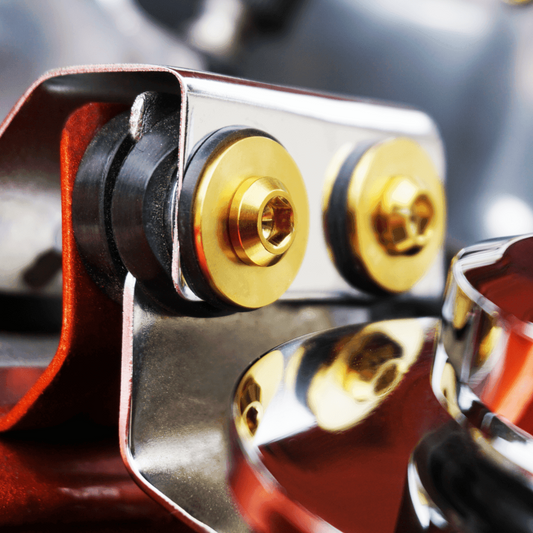 ZSPEC Power Steering Reservoir Fasteners for '90-96 Nissan 300zx Z32, Titanium