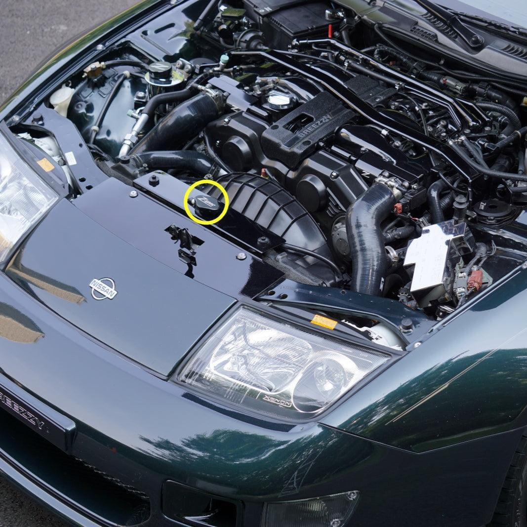 ZSPEC Billet Radiator Cap Cover for '90-96 Nissan 300zx Z32