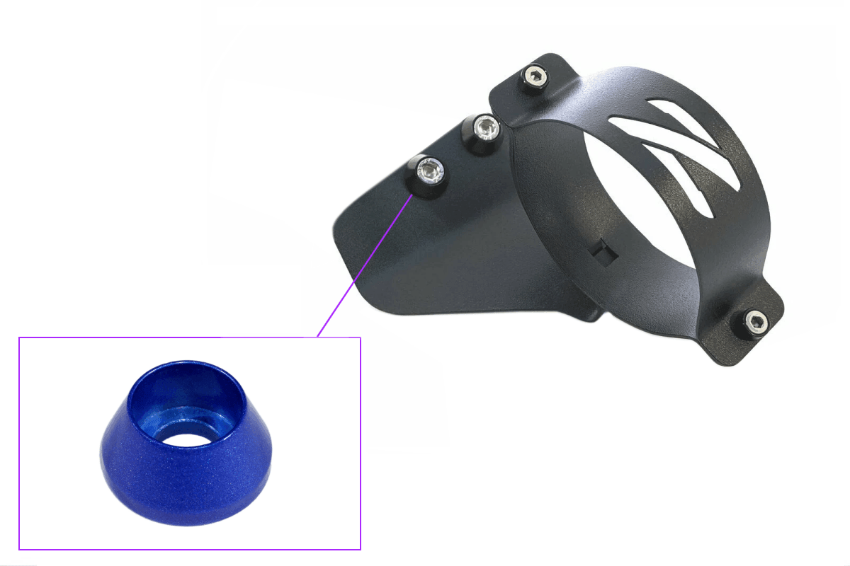 ZSPEC RHD Fuel Filter Bracket for Nissan Z32 300zx '90-96, Black