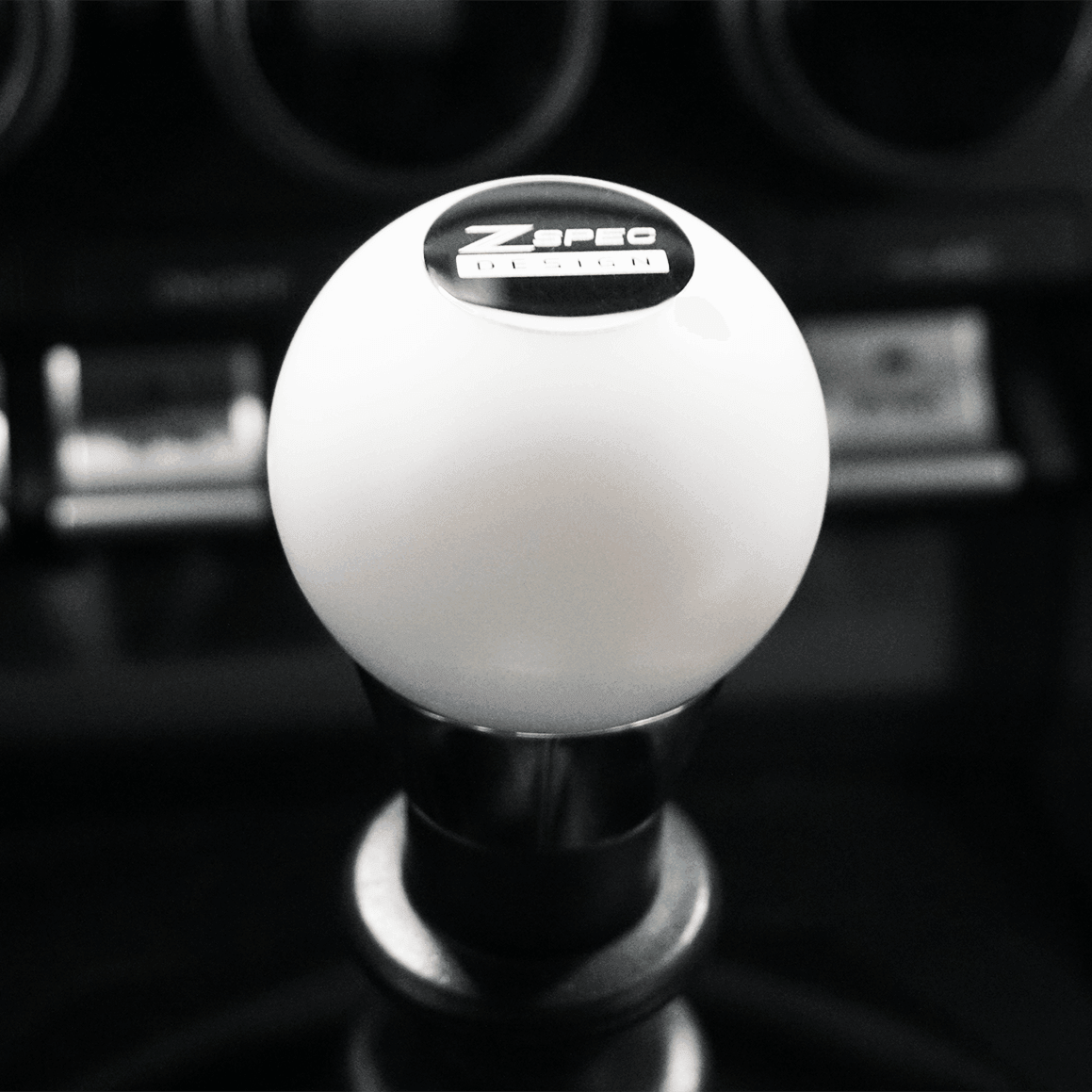 ZSPEC APEX Shift Knob, M10-1.5, Delrin & Stainless, 6-Speed Shift Pattern Coin