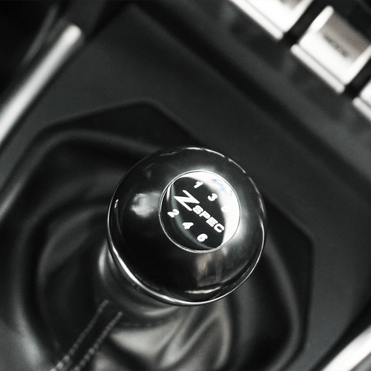 ZSPEC Shift Knob, M8-1.25, Delrin & Stainless, 6-Speed Shift Pattern Coin