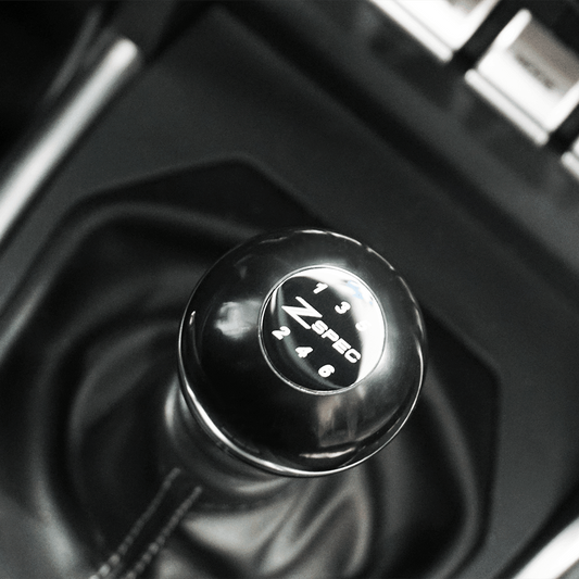ZSPEC Shift Knob, M10-1.5, Delrin & Stainless, 4-Speed Shift Pattern Coin