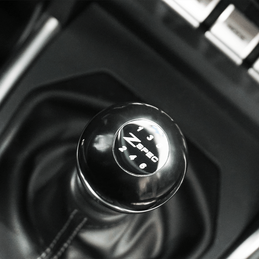 ZSPEC Shift Knob, M10-1.5, Delrin & Stainless, 5-Speed Shift Pattern Coin