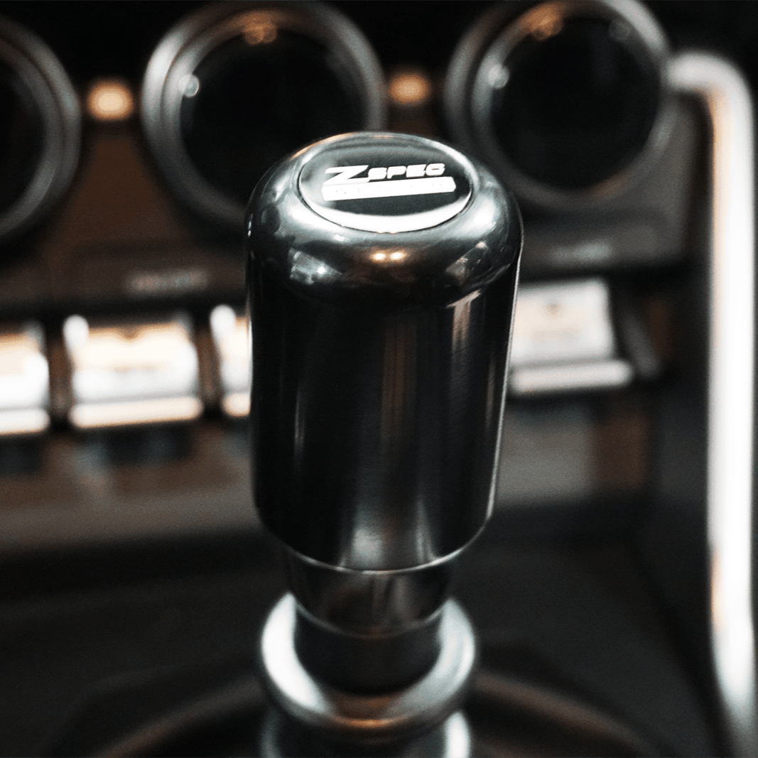 ZSPEC Shift Knob, M8-1.25, Delrin & Stainless, 5-Speed Shift Pattern Coin