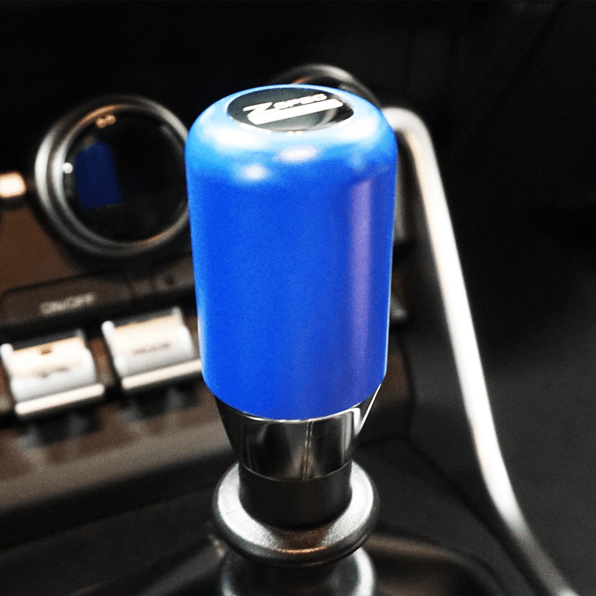 ZSPEC Shift Knob, M10-1.5, Delrin & Stainless, 6-Speed Shift Pattern Coin