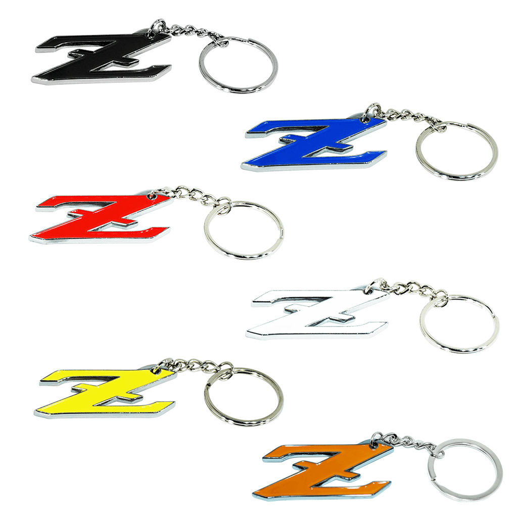 ZSPEC Chrome & Colored Keychain, Style: Nissan "Z" (RZ34)