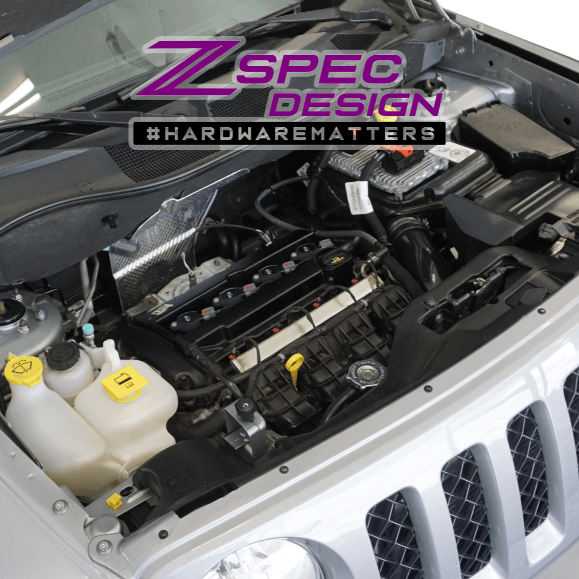 ZSPEC "Stage 2" Dress Up Bolts® Fastener Kit for Jeep Patriot & Compass, Stainless & Billet