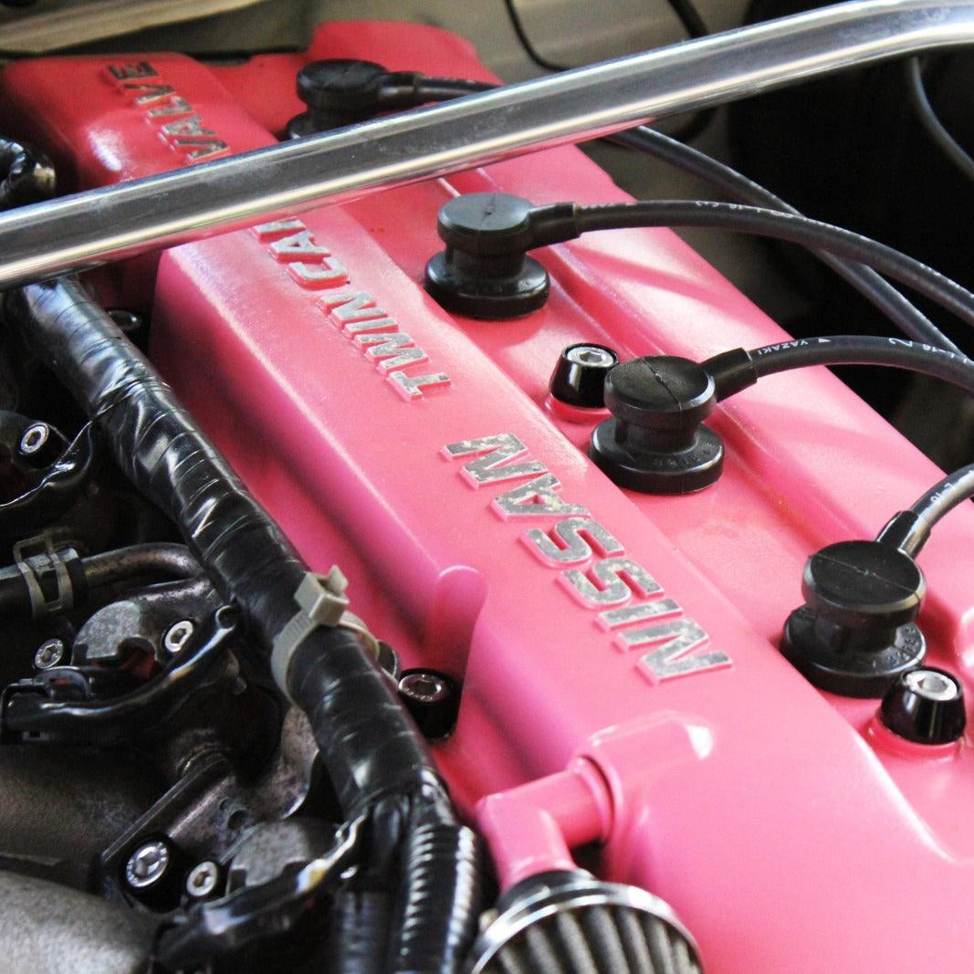 ZSPEC "Stage 2" Dress Up Bolts® Fastener Kit for '95-98 Nissan 240SX S14, Stainless & Billet