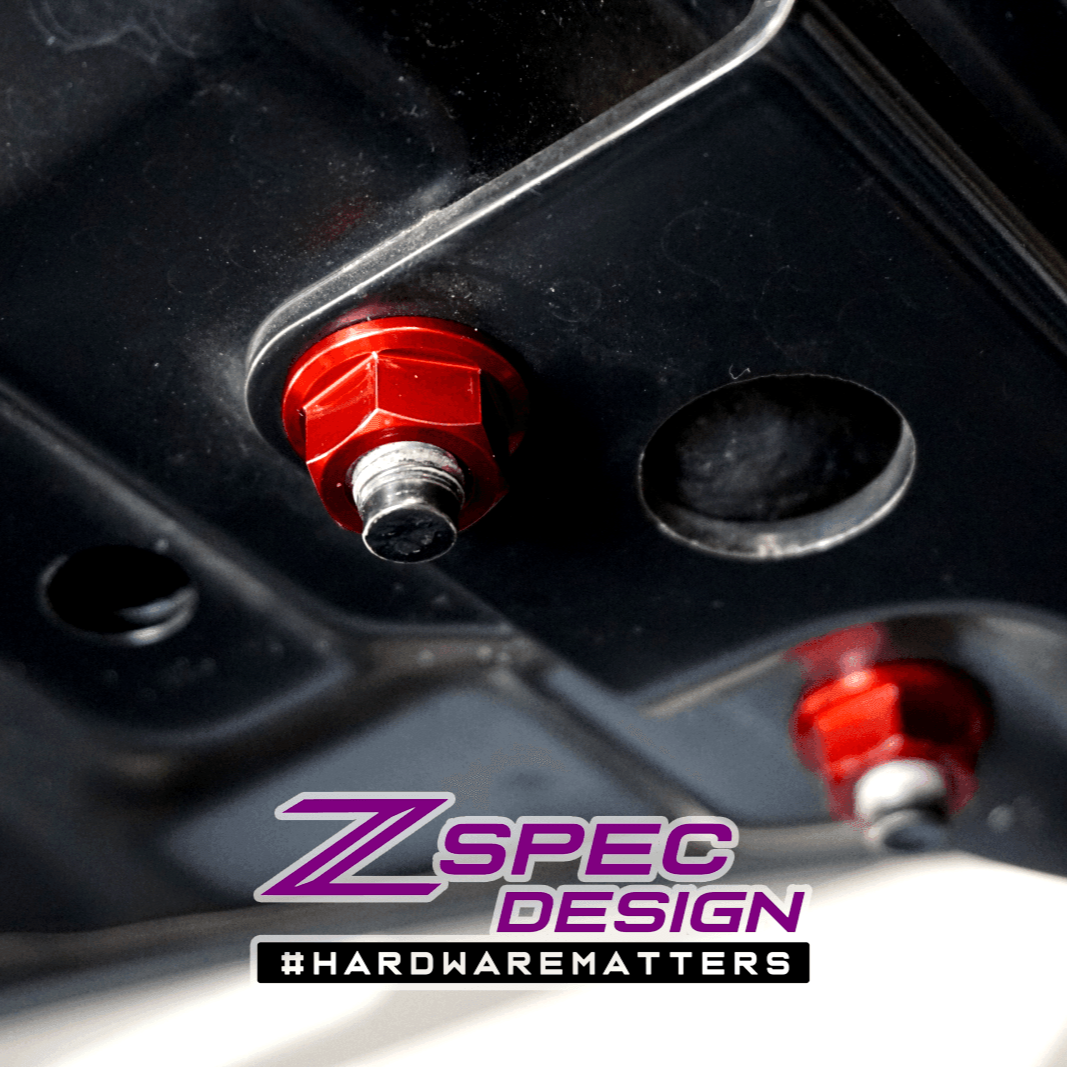 ZSPEC "Stage 2" Dress Up Bolts® Fastener Kit for '05-21 Nissan Frontier D40, Titanium & Billet