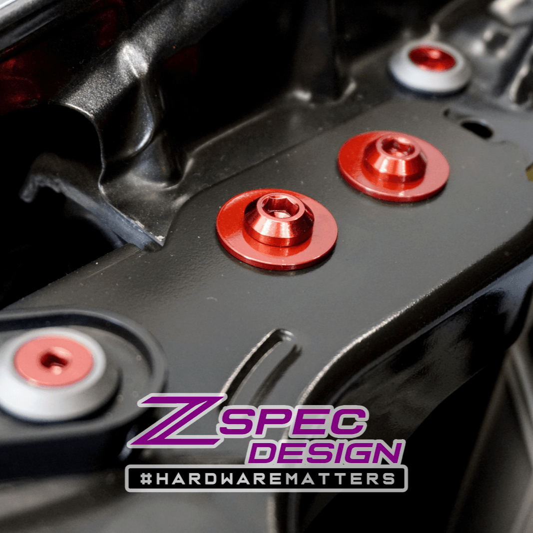 ZSPEC "Stage 2" Dress Up Bolts® Fastener Kit for '05-21 Nissan Frontier D40, Titanium & Billet
