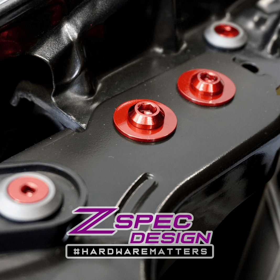 ZSPEC "Stage 2" Dress Up Bolts® Fastener Kit for '05-21 Nissan Frontier D40, Titanium & Billet