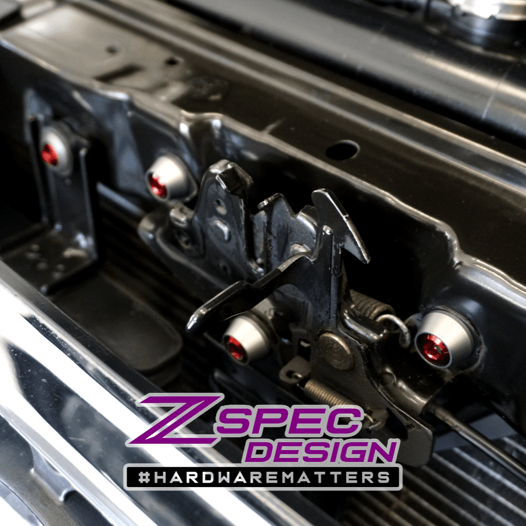 ZSPEC "Stage 2" Dress Up Bolts® Fastener Kit for '05-21 Nissan Frontier D40, Titanium & Billet