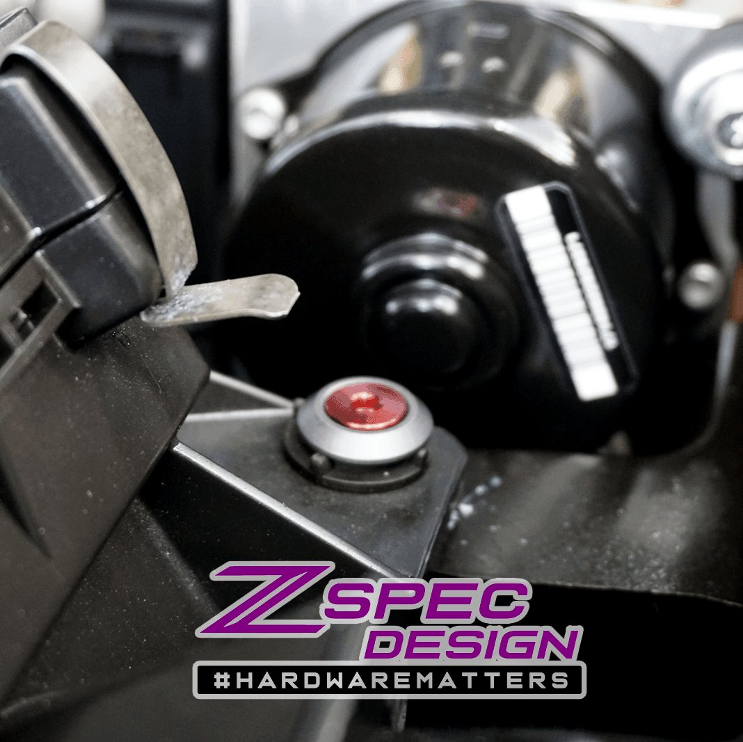 ZSPEC "Stage 2" Dress Up Bolts® Fastener Kit for '05-21 Nissan Frontier D40, Titanium & Billet