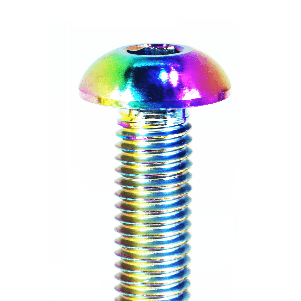 ZSPEC Button-Head Bolt/Fastener, M5-0.8x25mm, Titanium Grade-5, Sold per Each