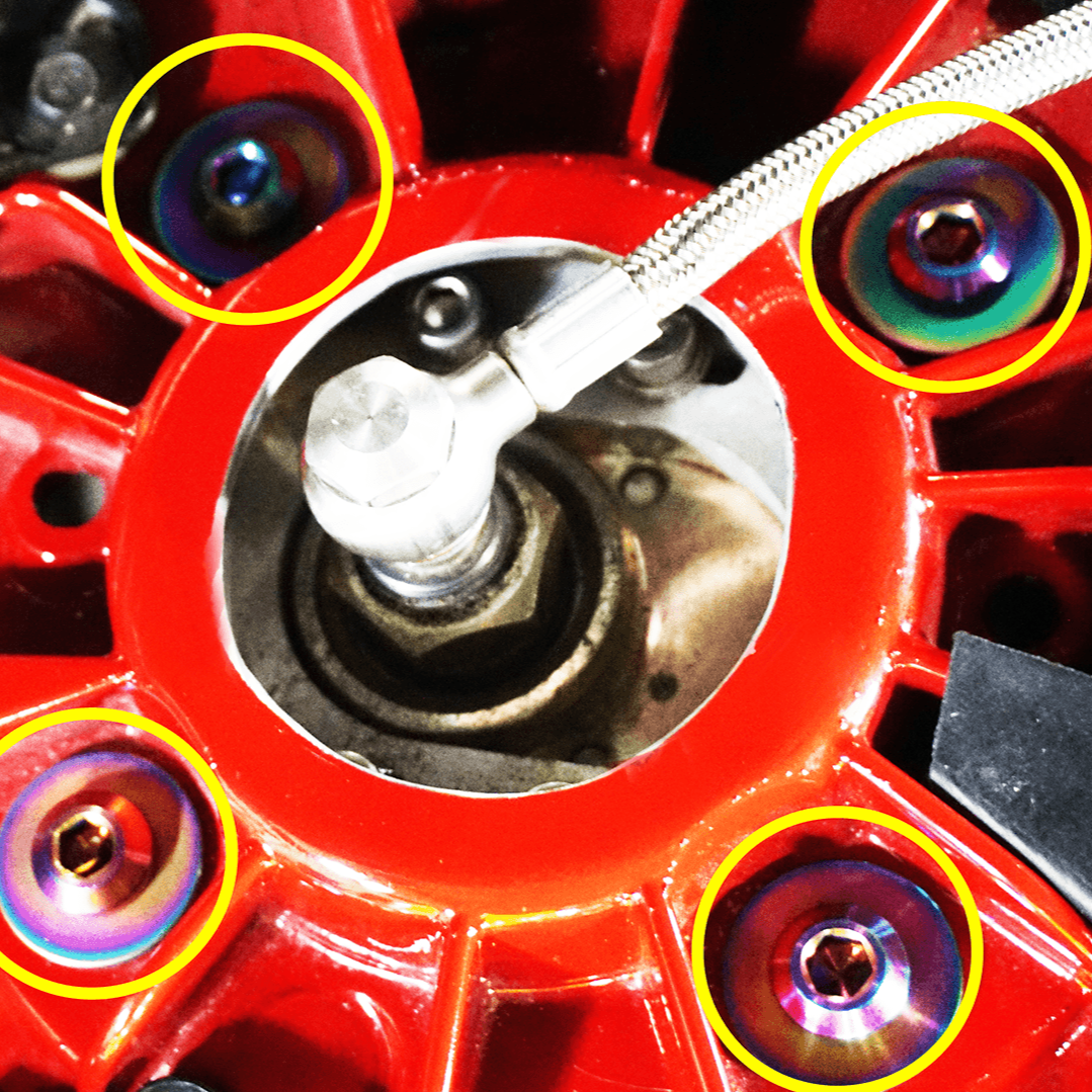 ZSPEC Front Struts Fastener Kit for '20+ Toyota Supra MKV GR A90, Grade-5 Titanium