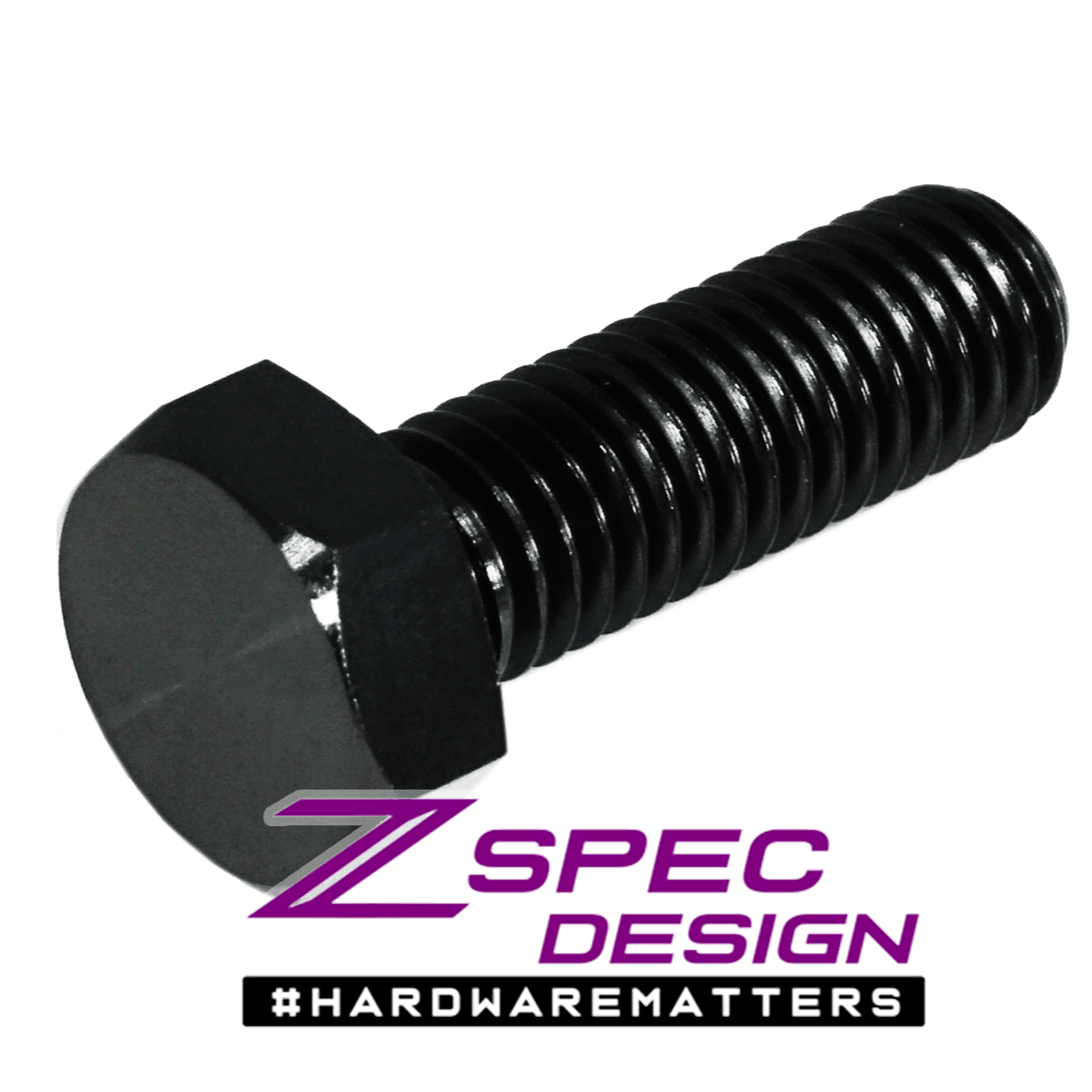 ZSPEC M8-1.25x25mm Hex-Bolt/Fastener, Titanium Grade-5, Per Each