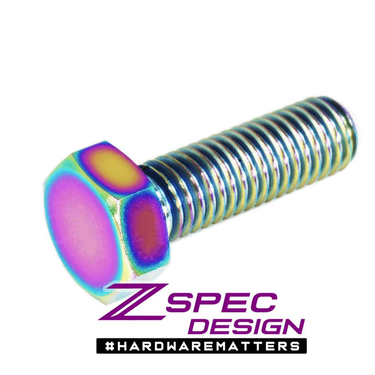 ZSPEC M8-1.25x25mm Hex-Bolt/Fastener, Titanium Grade-5, Per Each