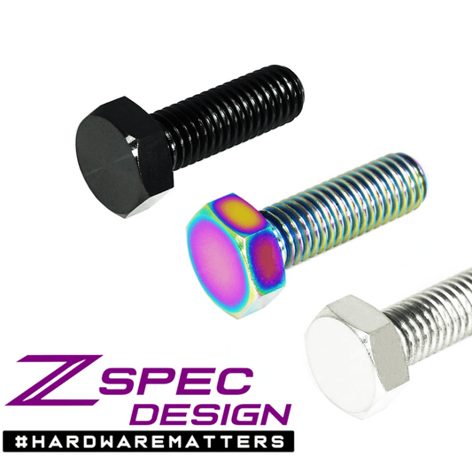 ZSPEC M8-1.25x25mm Hex-Bolt/Fastener, Titanium Grade-5, Per Each