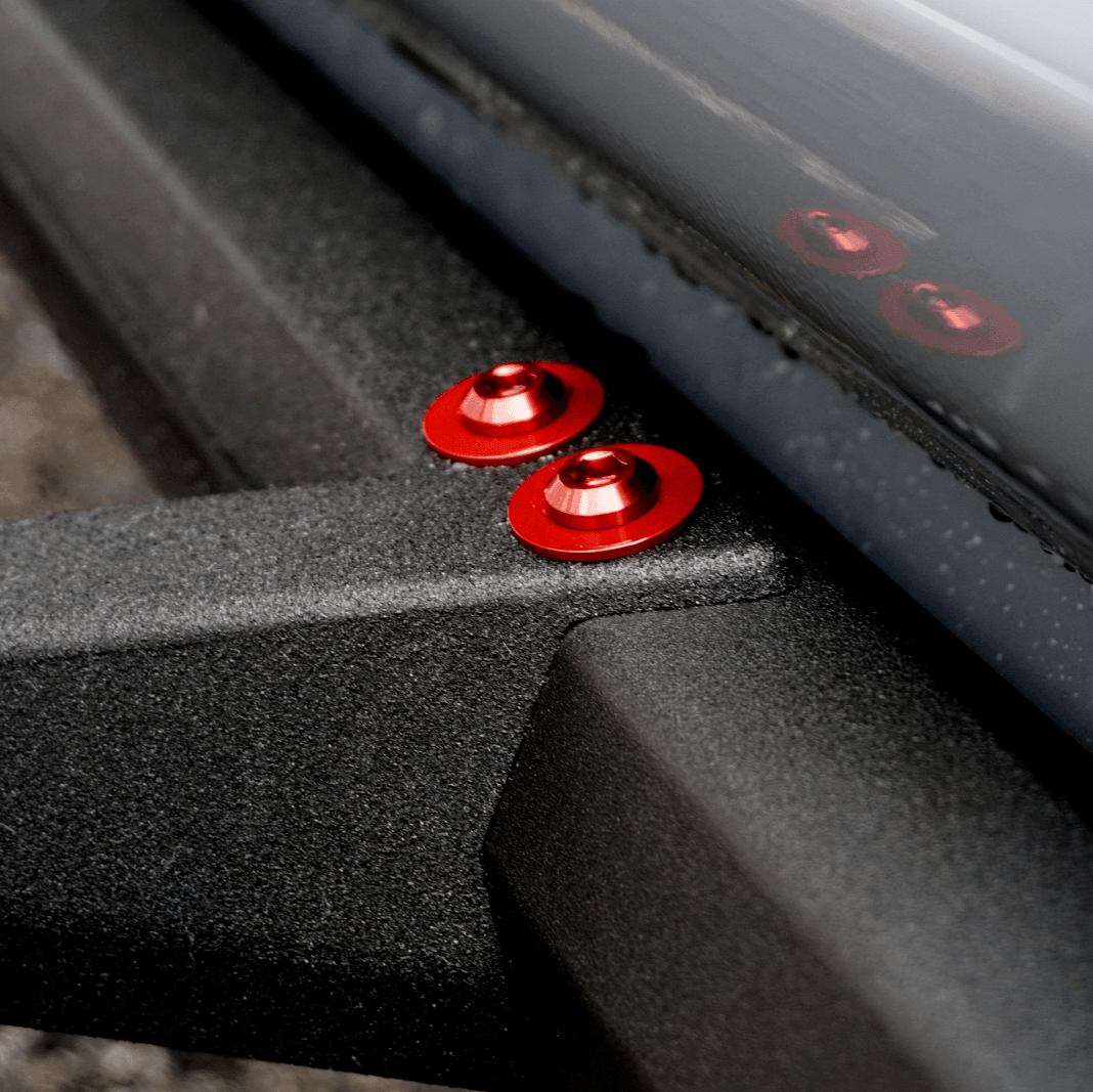 ZSPEC Off-Road Step Rails Fastener Kit for '22+ Nissan Frontier D41, Grade-5 Titanium