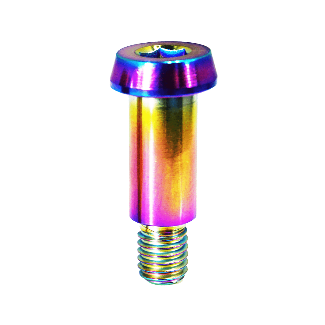 ZSPEC M6-1.0x24mm Shoulder Bolt, 15.7mm Shoulder/Shank Length, Grade-5 Titanium
