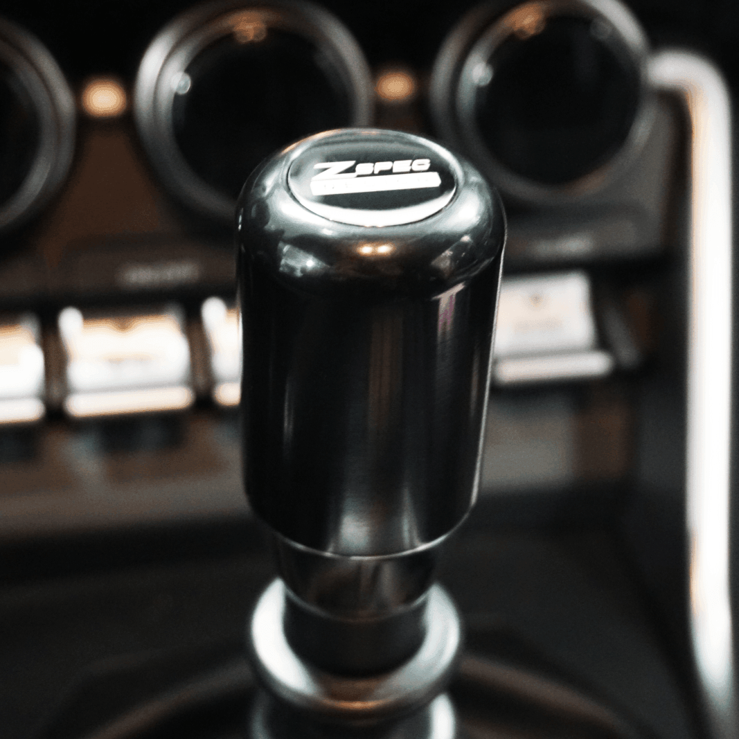 ZSPEC Shift Knob, M12-1.25, Delrin & Stainless, 5-Speed Shift Pattern Coin