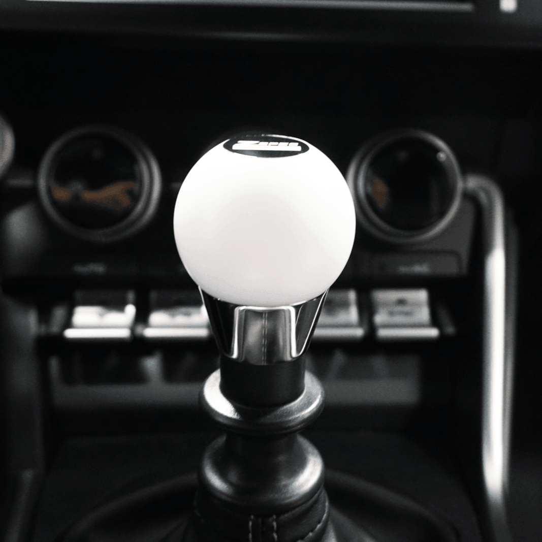 ZSPEC Shift Knob, M12-1.25, Delrin & Stainless, 5-Speed Shift Pattern Coin