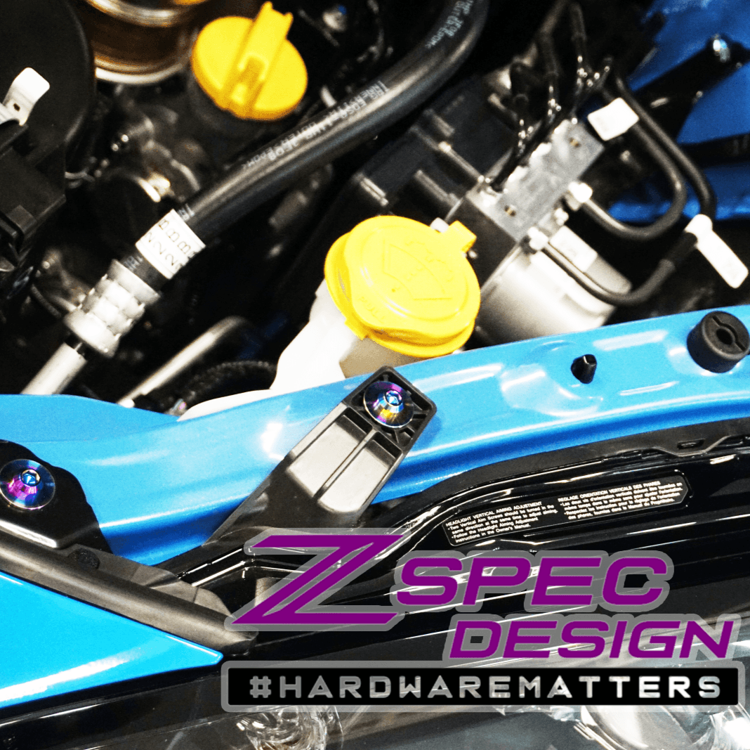 ZSPEC "Stage 3" Dress Up Bolts® Fastener Kit for '22+ Toyota GR86 & Subaru BRZ, Titanium