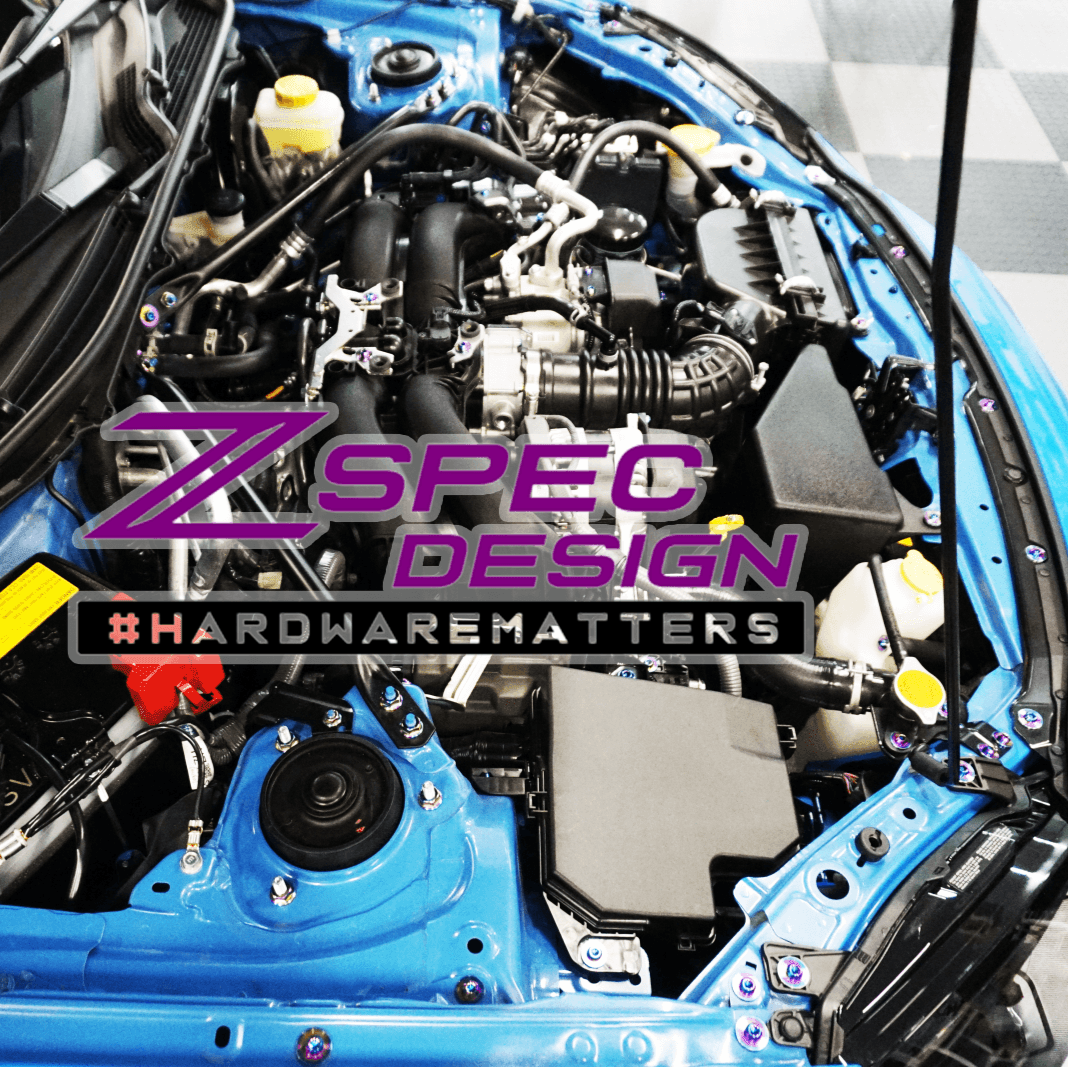 ZSPEC "Stage 2" Dress Up Bolts® Fastener Kit for '22+ Toyota GR86 & Subaru BRZ, Titanium
