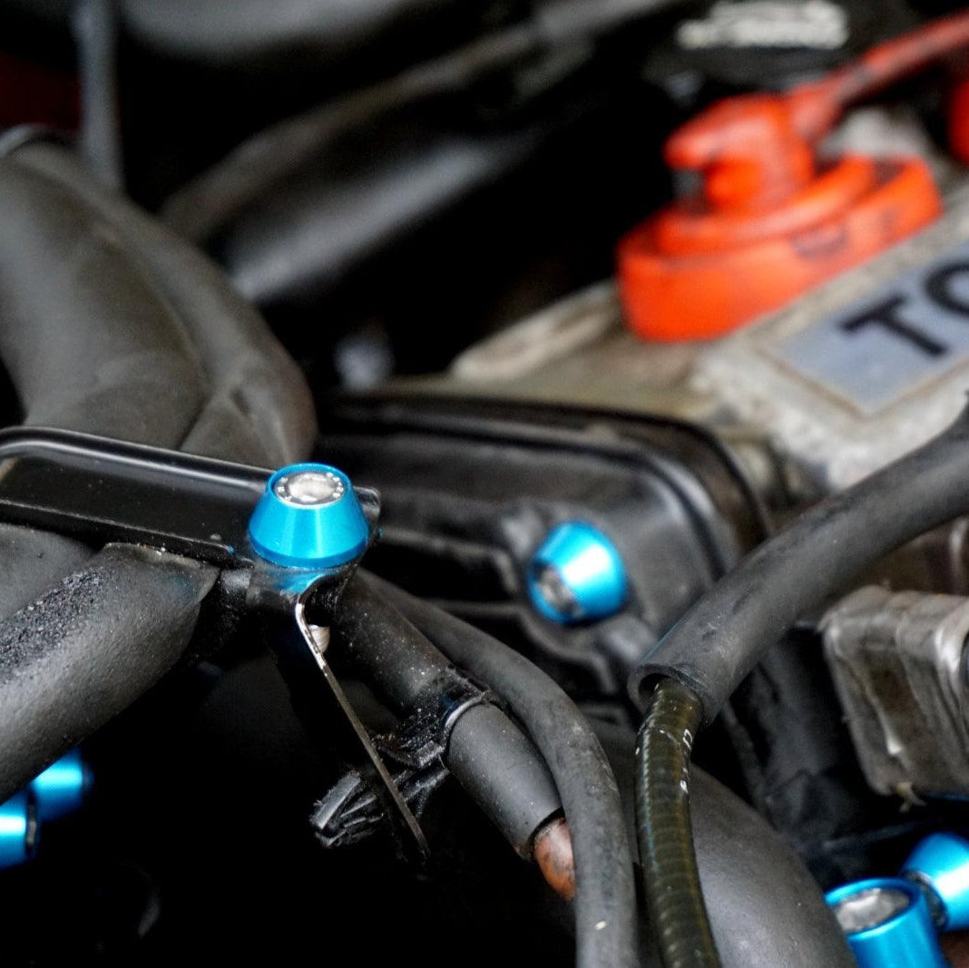 ZSPEC "Stage 3" Dress Up Bolts® Fastener Kit for '89-93 Toyota Celica 5S-FE, Stainless & Billet