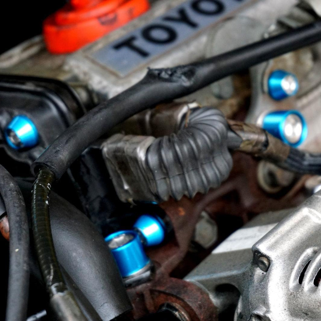 ZSPEC "Stage 3" Dress Up Bolts® Fastener Kit for '89-93 Toyota Celica 5S-FE, Stainless & Billet