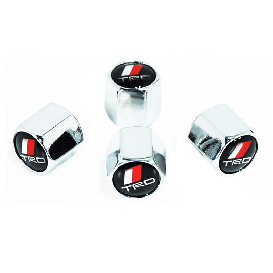 Chrome Valve Stem Tire Caps, Style: TRD