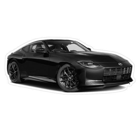 Nissan Z RZ34 Sports Car Vinyl Decal / Sticker, Black