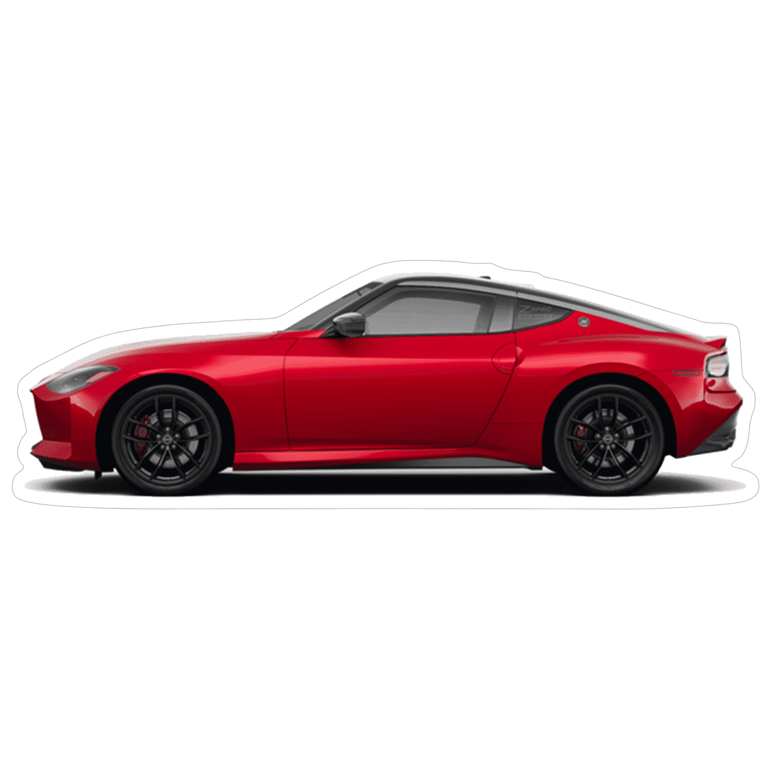 Nissan Z RZ34 Sports Car Vinyl Decal / Sticker, Red